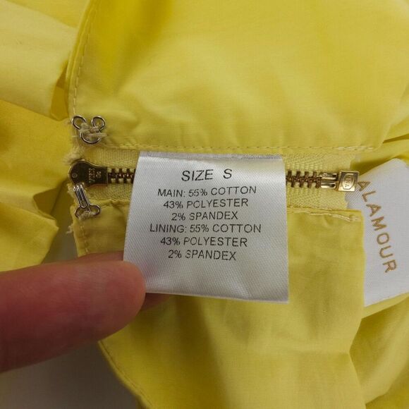 NWT Alamour Resort Eva Matching Set Yellow Romantic Puff Sleeve Coquette Lolita - Picture 12 of 14